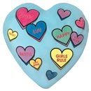Iscream Candy Hearts Scented Fleece Pillow
